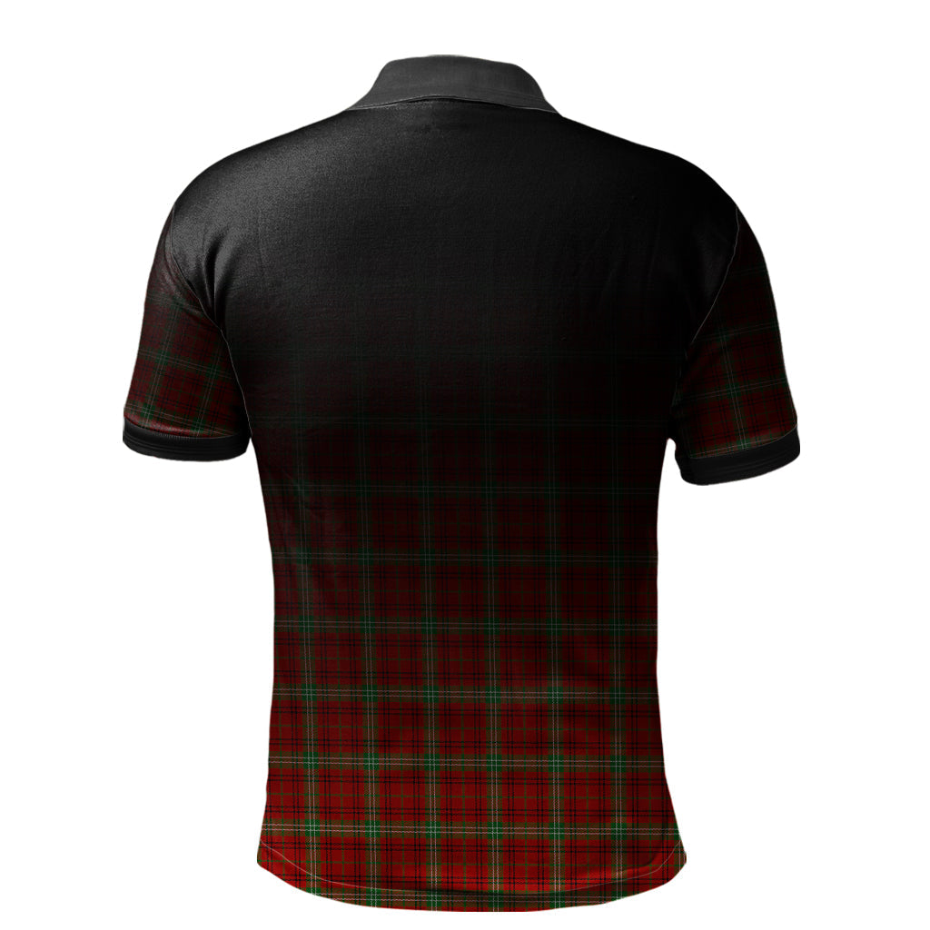 Clan Morrison Red Modern Tartan Polo Shirt - Alba Celtic Style HL89 Morrison Red Modern Tartan Tartan Polo   