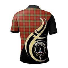 Clan Morrison Red Modern Tartan Polo Shirt - Believe In Me Style BU12 Morrison Red Modern Tartan Tartan Polo   