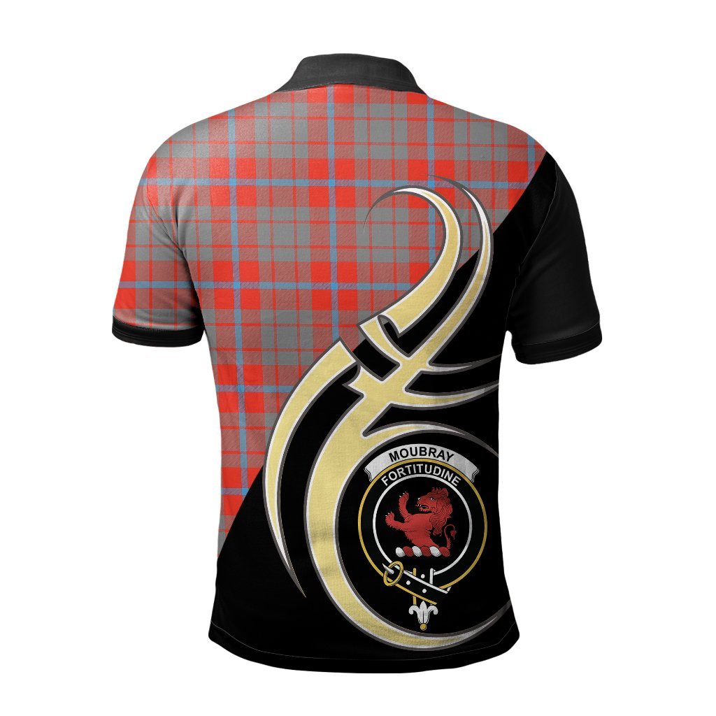 Clan Moubray Tartan Polo Shirt - Believe In Me Style ZO80 Moubray Tartan Tartan Polo   