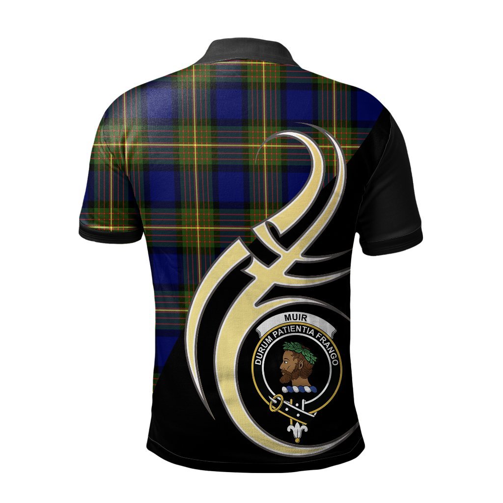 Clan Muir Tartan Polo Shirt - Believe In Me Style WJ36 Muir Tartan Tartan Polo   