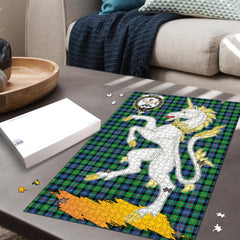 Clan Murray of Atholl Ancient Tartan Crest Unicorn Scotland Jigsaw Puzzles Gift For Family ZG56 Clan Murray Tartan Today   