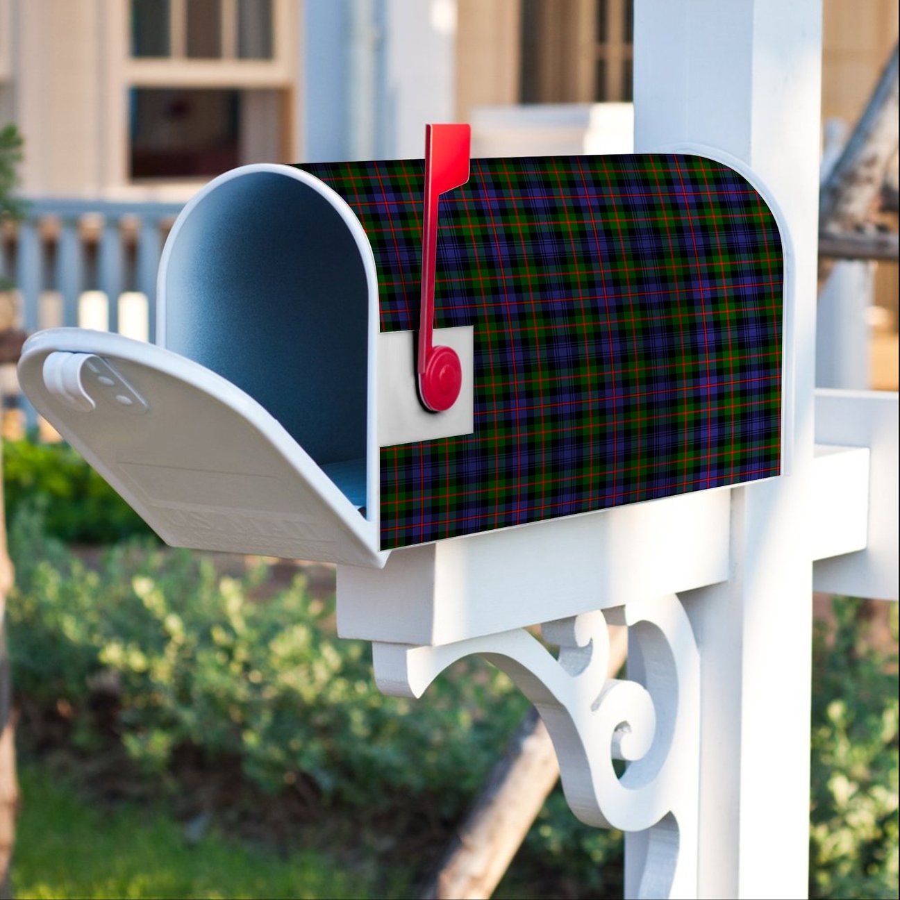 Clan Murray Of Atholl Modern Tartan Crest Mailbox HQ61 Clan Murray Tartan Today   