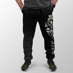 Clan Murray Of Atholl Modern Tartan Crest Jogger Sweatpants  Alba Celtic Style ND88 Clan Murray Tartan Today   