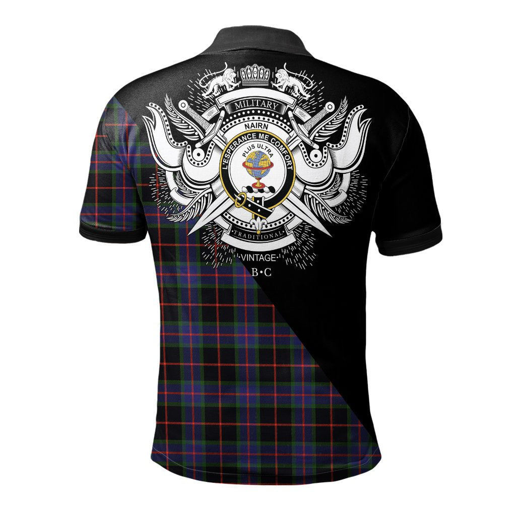 Clan Nairn Clan - Military Polo Shirt NT18 Nairn Tartan Tartan Polo   