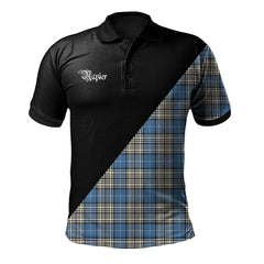 Clan Napier Ancient Clan - Military Polo Shirt FC57 Napier Ancient Tartan Tartan Polo   