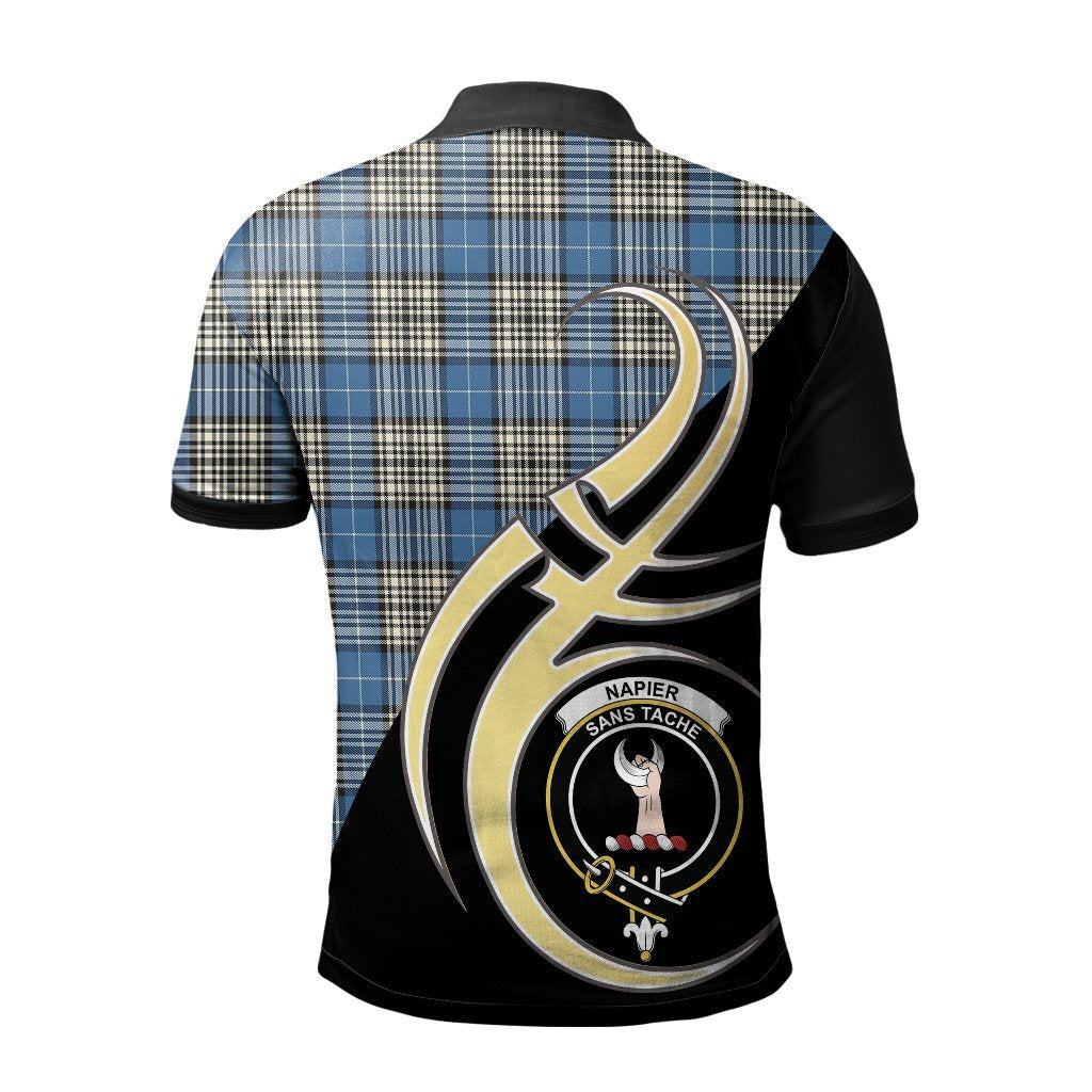 Clan Napier Ancient Tartan Polo Shirt - Believe In Me Style SQ50 Napier Ancient Tartan Tartan Polo   