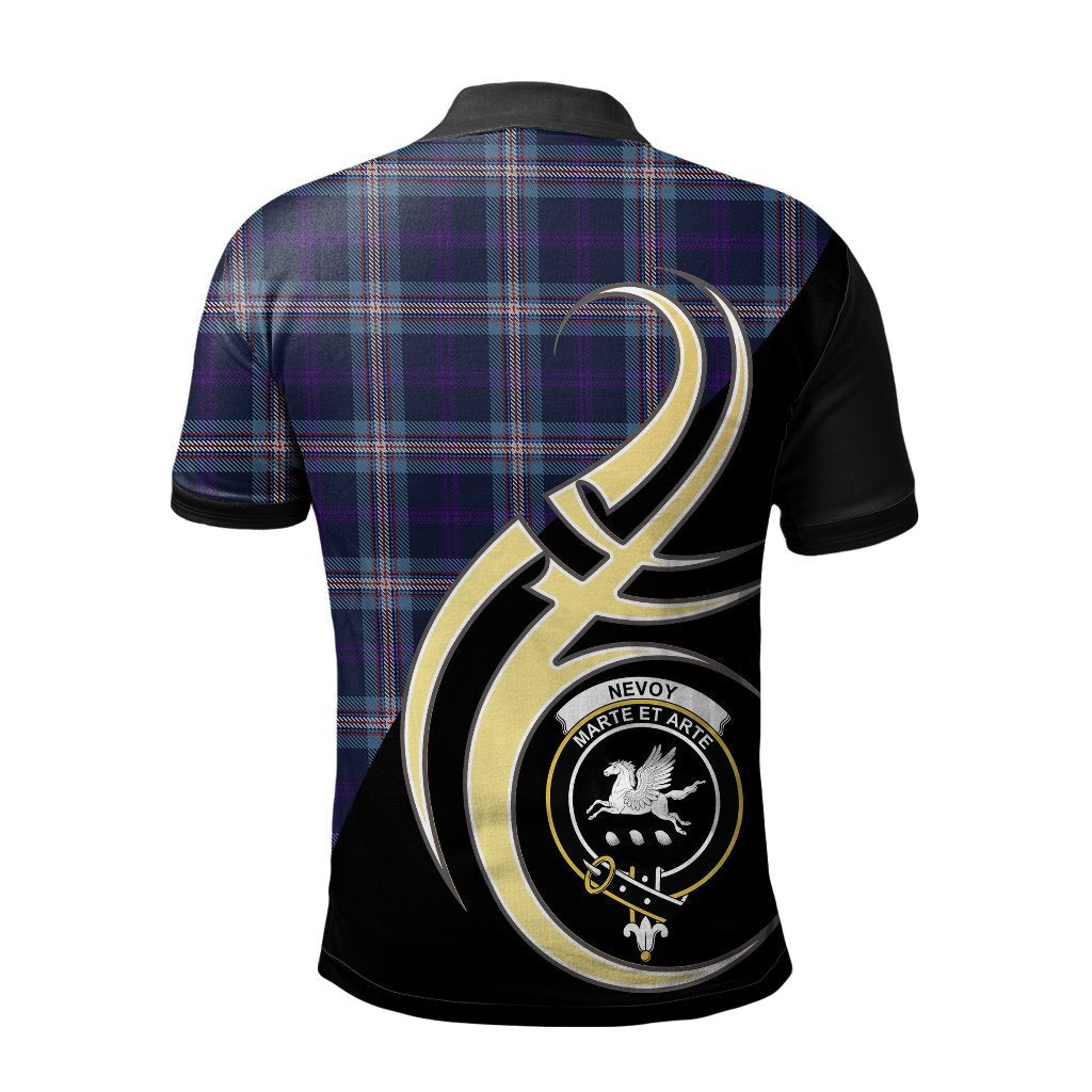 Clan Nevoy Tartan Polo Shirt - Believe In Me Style DF57 Nevoy Tartan Tartan Polo   