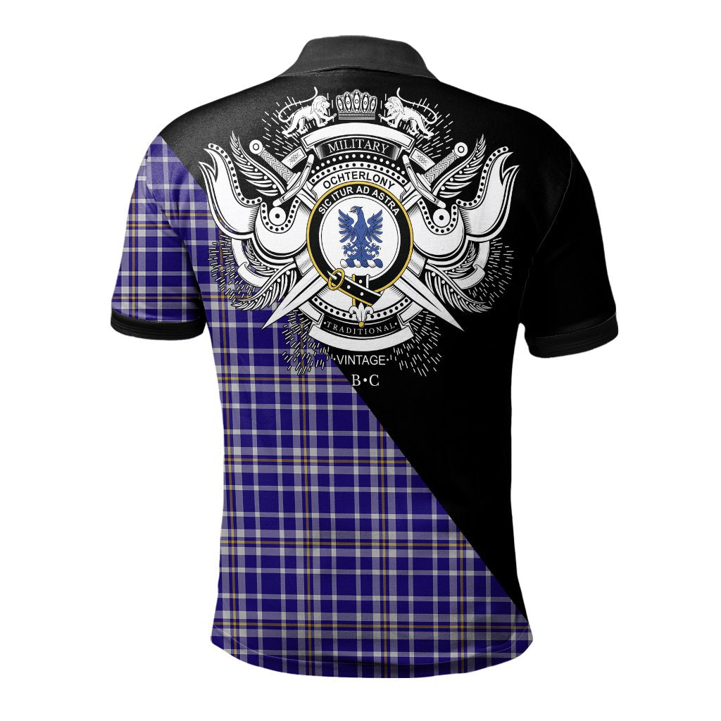 Clan Ochterlony Clan - Military Polo Shirt KB10 Ochterlony Tartan Tartan Polo   