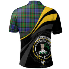 Clan Paterson Tartan Polo Shirt - Royal Coat Of Arms Style HK24 Paterson Tartan Tartan Polo   