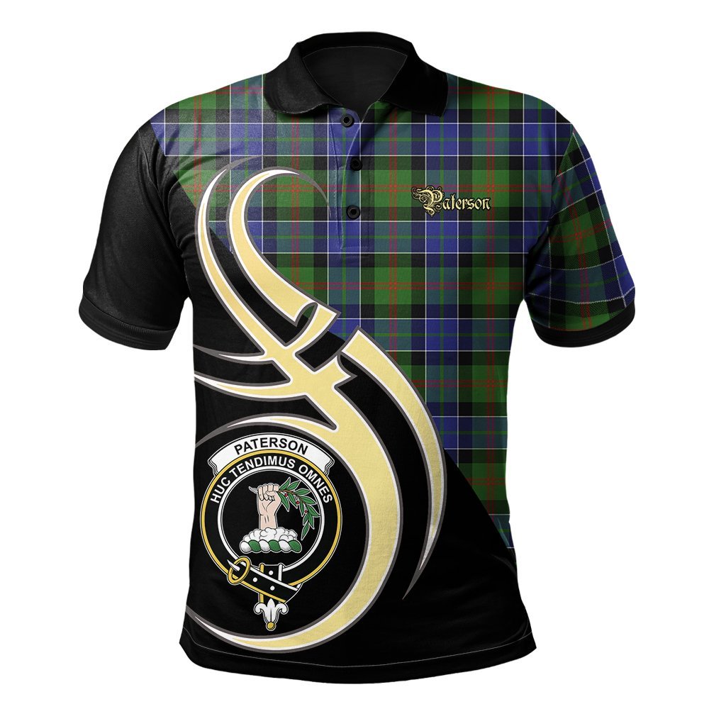 Clan Paterson Tartan Polo Shirt - Believe In Me Style PG26 Paterson Tartan Tartan Polo   