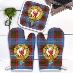 Clan Pennycook Tartan Crest Oven Mitt And Pot Holder (2 Oven Mitts + 1 Pot Holder) OF85 Clan Pennycook Tartan Today   