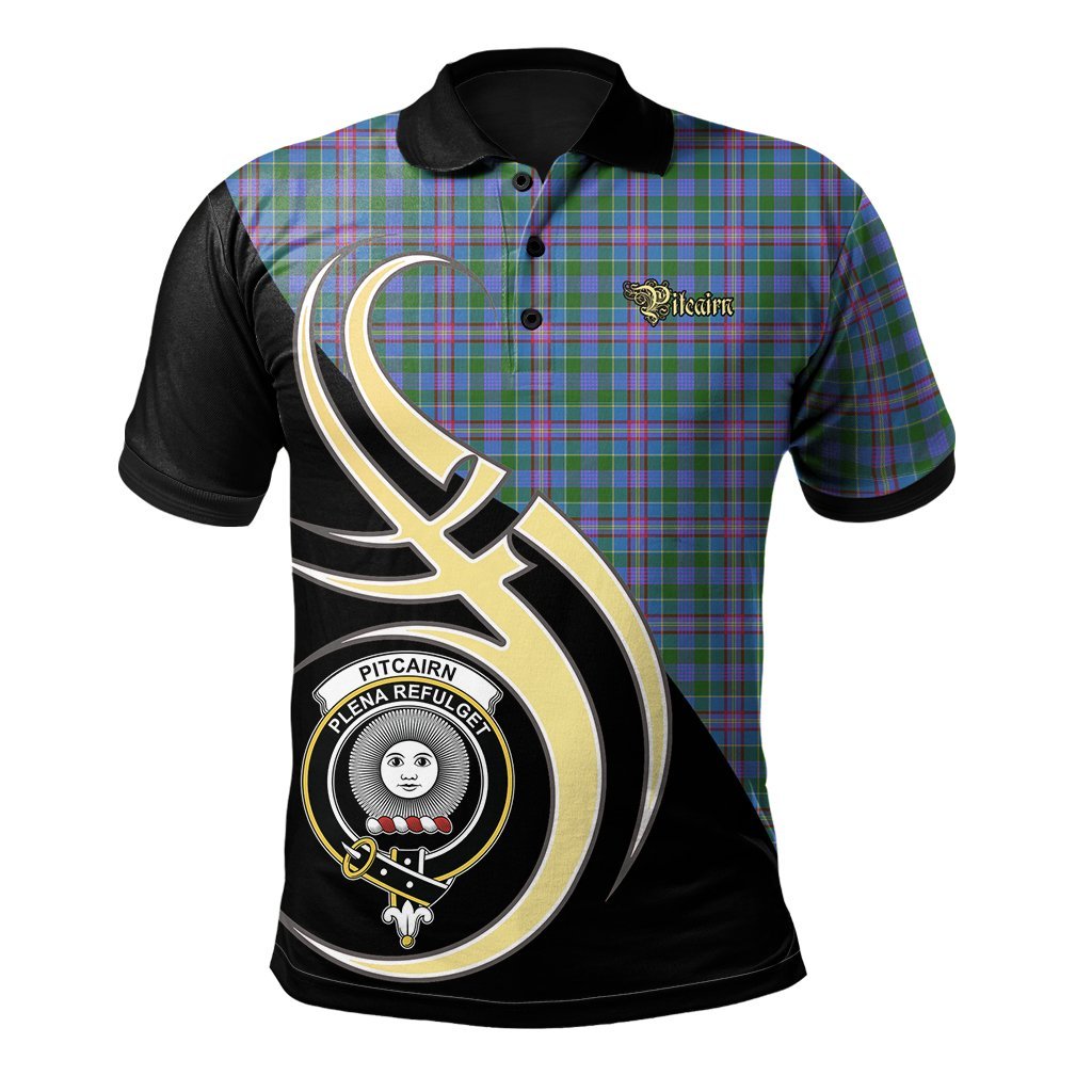 Clan Pitcairn Hunting Tartan Polo Shirt - Believe In Me Style NG47 Pitcairn Hunting Tartan Tartan Polo   