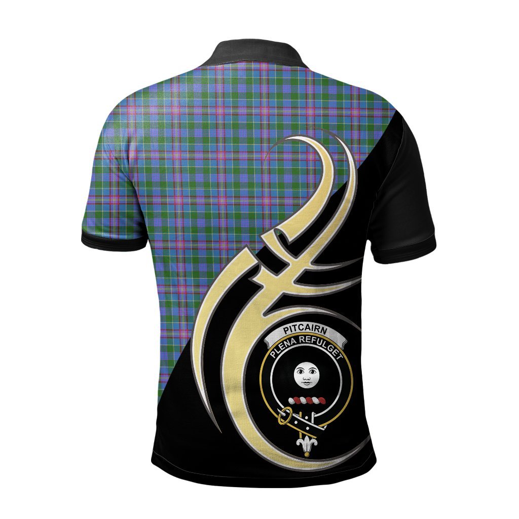 Clan Pitcairn Hunting Tartan Polo Shirt - Believe In Me Style NG47 Pitcairn Hunting Tartan Tartan Polo   