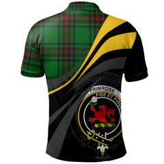 Clan Primrose Tartan Polo Shirt - Royal Coat Of Arms Style JD83 Primrose Tartan Tartan Polo   