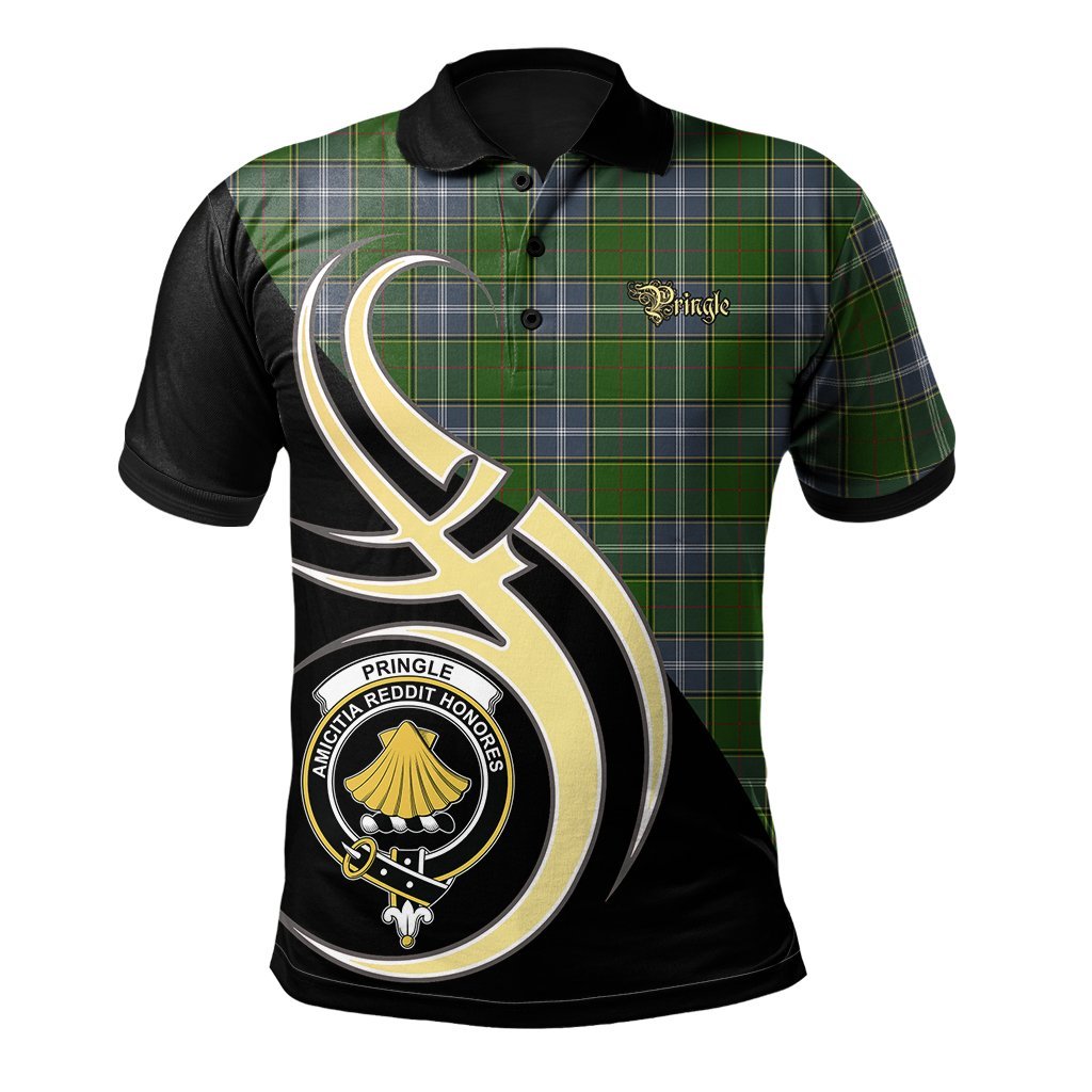 Clan Pringle Tartan Polo Shirt - Believe In Me Style TR85 Pringle Tartan Tartan Polo   