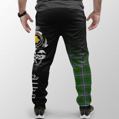 Clan Pringle Tartan Crest Jogger Sweatpants  Alba Celtic Style QG89 Clan Pringle Tartan Today   