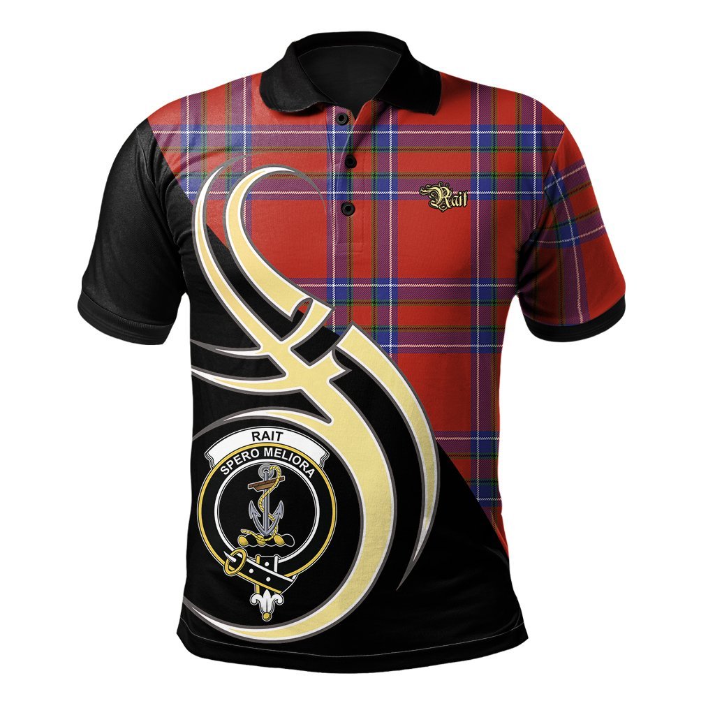 Clan Rait Tartan Polo Shirt - Believe In Me Style LB68 Rait Tartan Tartan Polo   