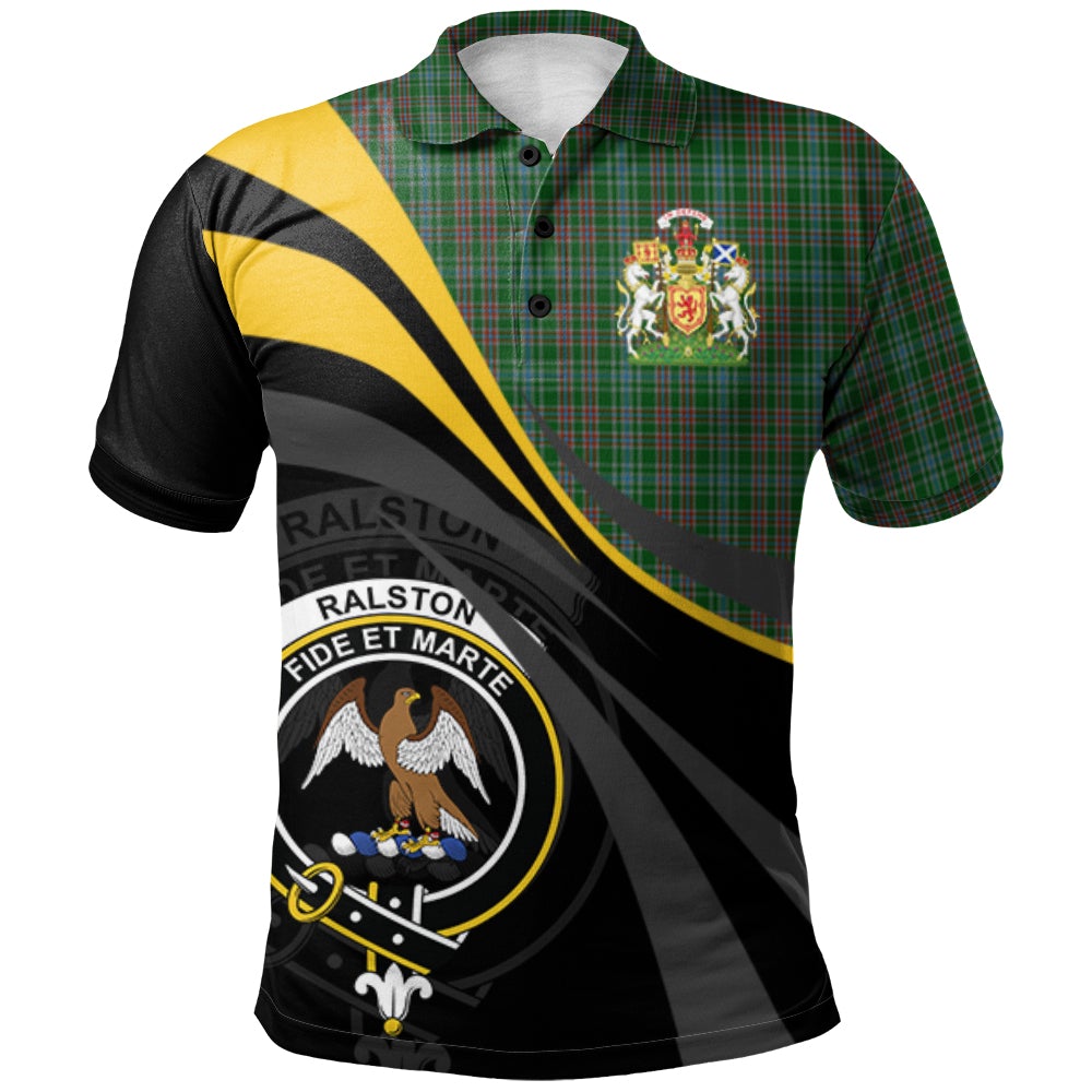 Clan Ralston 02 Tartan Polo Shirt - Royal Coat Of Arms Style YH57 Ralston 02 Tartan Tartan Polo   