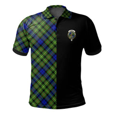 Clan Rollo Modern Tartan Polo Shirt Half of Me - Cross Style LL28 Rollo Modern Tartan Tartan Polo   