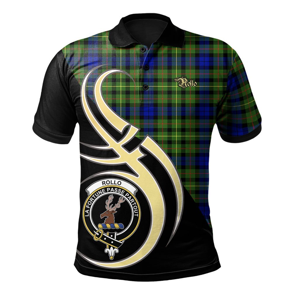 Clan Rollo Modern Tartan Polo Shirt - Believe In Me Style ZY83 Rollo Modern Tartan Tartan Polo   