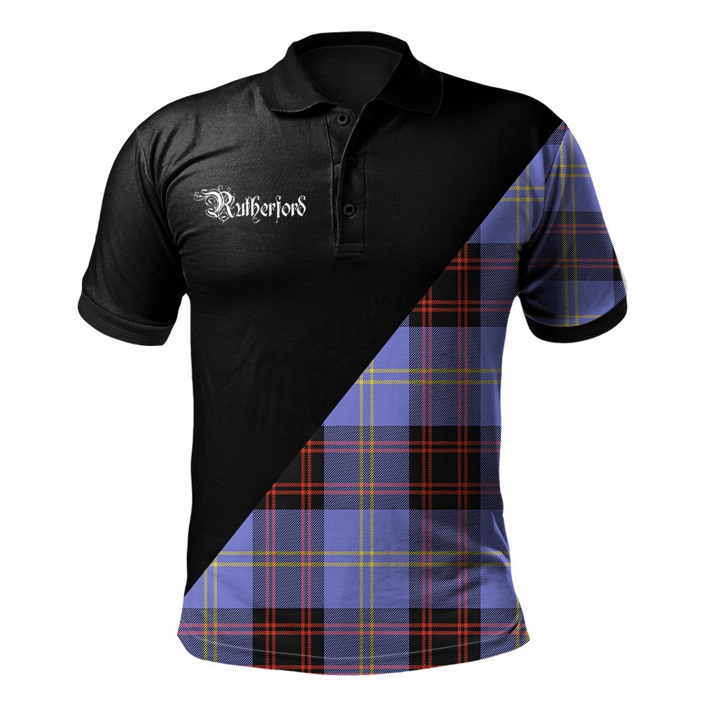 Clan Rutherford Clan - Military Polo Shirt MJ92 Rutherford Tartan Tartan Polo   