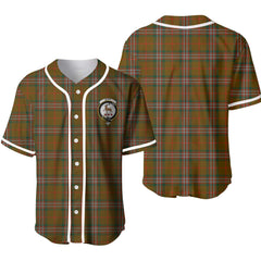 Clan Scott Brown Modern Tartan Unisex Baseball Jersey TT74LI11 Clan Scott (Scott Tartan) Tartan Today   