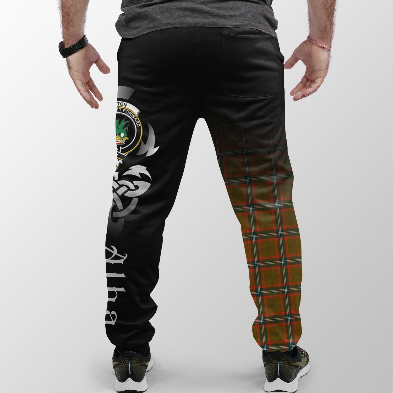 Clan Seton Hunting Modern Tartan Crest Jogger Sweatpants  Alba Celtic Style XZ48 Clan Seton Tartan Today   