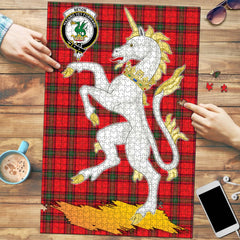 Clan Clan Seton Modern Tartan Crest Unicorn Scotland Jigsaw Puzzles Gift For Family KW78 Clan Seton Tartan Today   