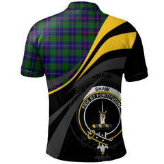 Clan Shaw Modern Tartan Polo Shirt - Royal Coat Of Arms Style BS93 Shaw Modern Tartan Tartan Polo   