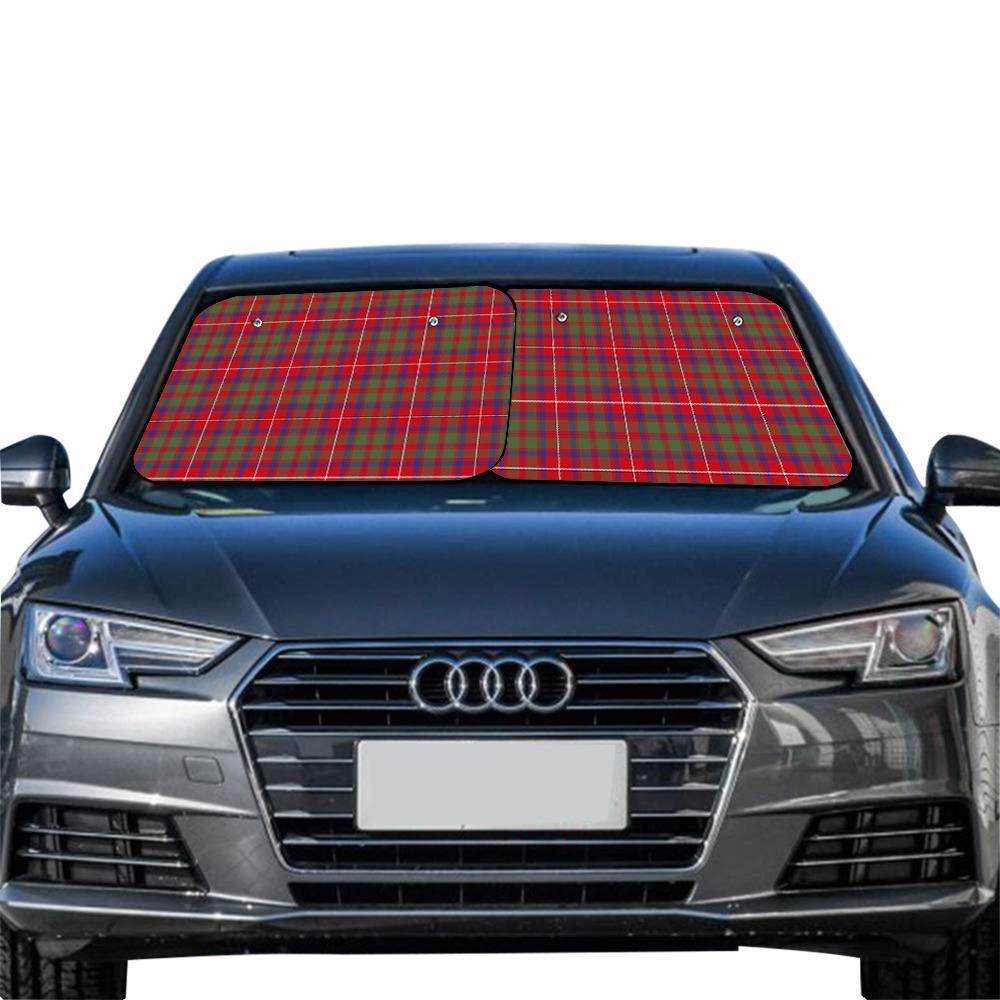 Clan Shaw Red Modern Tartan Sun Shade 2 Pieces WP56 Clan Shaw Tartan Today   