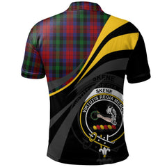 Clan Skene of Cromar 03 Tartan Polo Shirt - Royal Coat Of Arms Style OB94 Skene of Cromar 03 Tartan Tartan Polo   