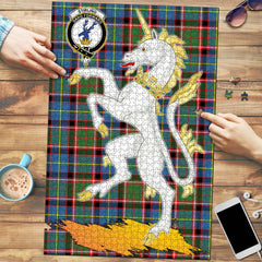 Clan Stirling Bannockburn Tartan Crest Unicorn Scotland Jigsaw Puzzles Gift For Family IE27 Clan Stirling Tartan Today   