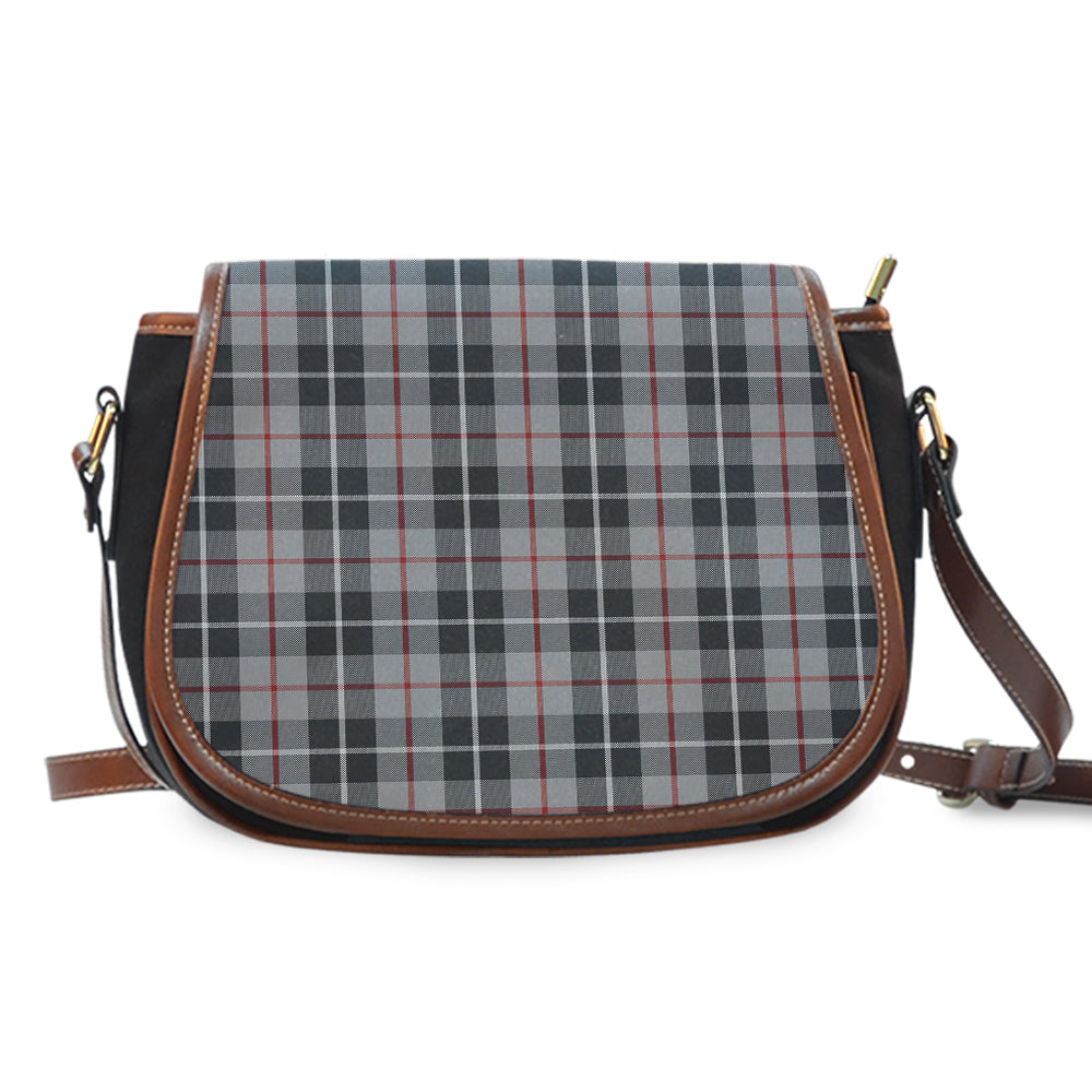 Clan Thompson Grey Tartan Saddle Handbags UD64 Clan Thompson Tartan Today   