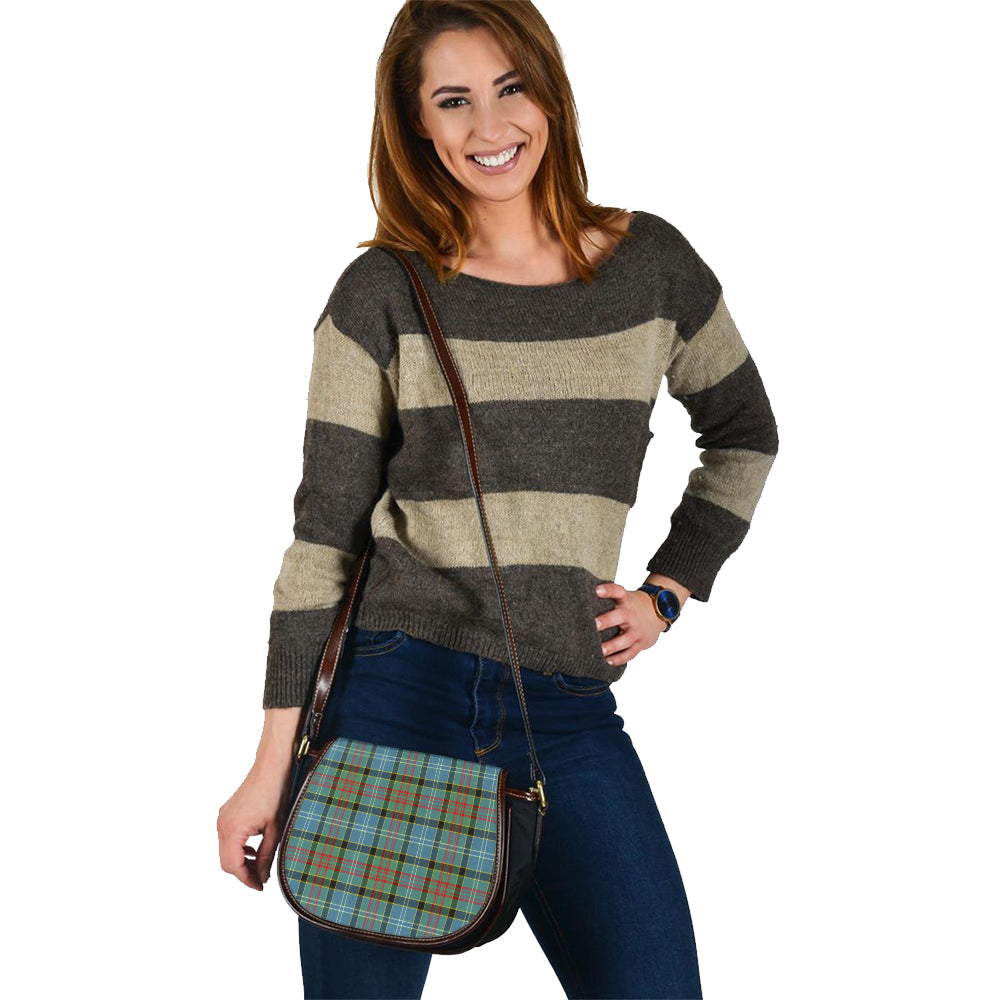 Clan Walkinshaw Tartan Saddle Handbags YW97 Clan Shaw Tartan Today   