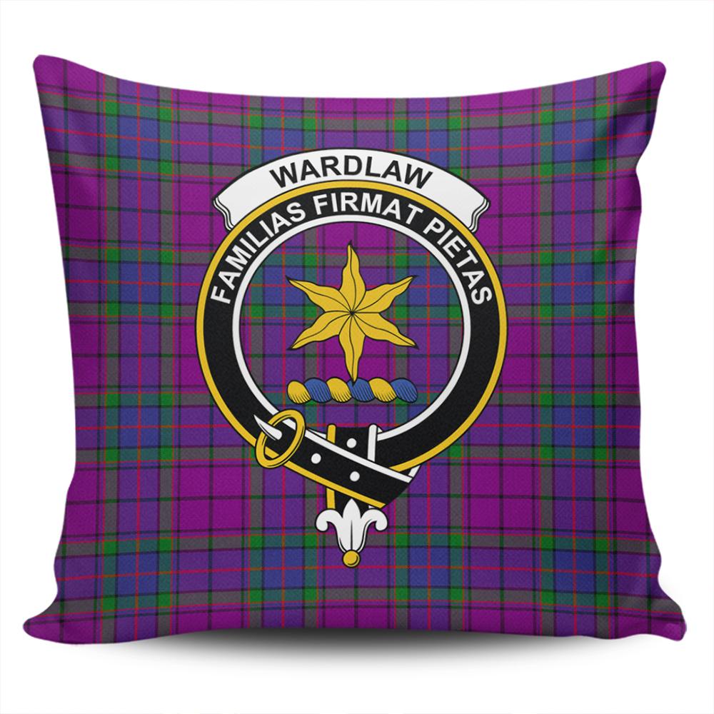 Clan Wardlaw Modern Tartan Crest Pillow Cover US51 Clan Wardlaw Tartan Today   