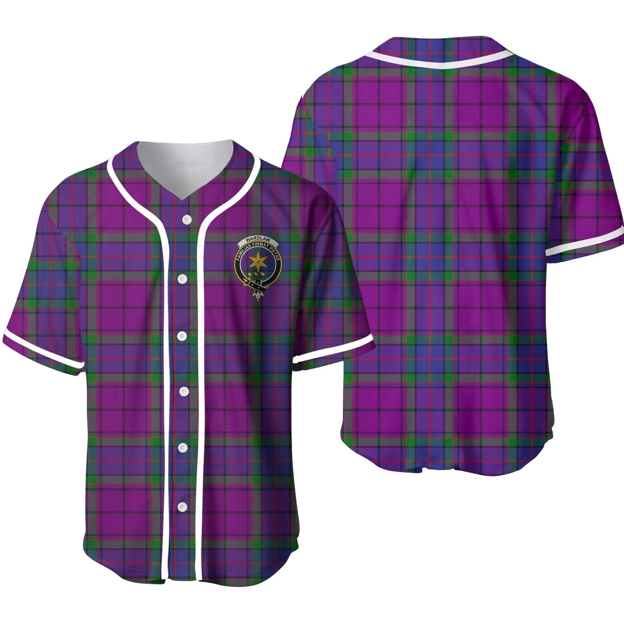 Clan Wardlaw Tartan Unisex Baseball Jersey GP64TU98 Clan Wardlaw Tartan Today   