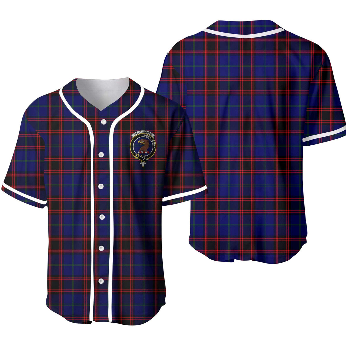 Clan Wedderburn Tartan Unisex Baseball Jersey XX40JL23 Clan Wedderburn Tartan Today   