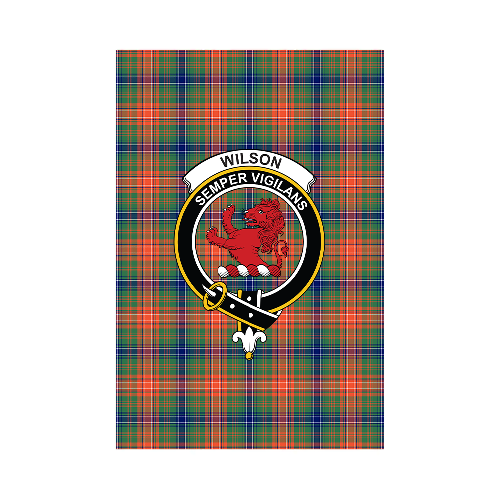 Clan Wilson Ancient Tartan Crest Garden Flag BV85 Clan Wilson Tartan Today   