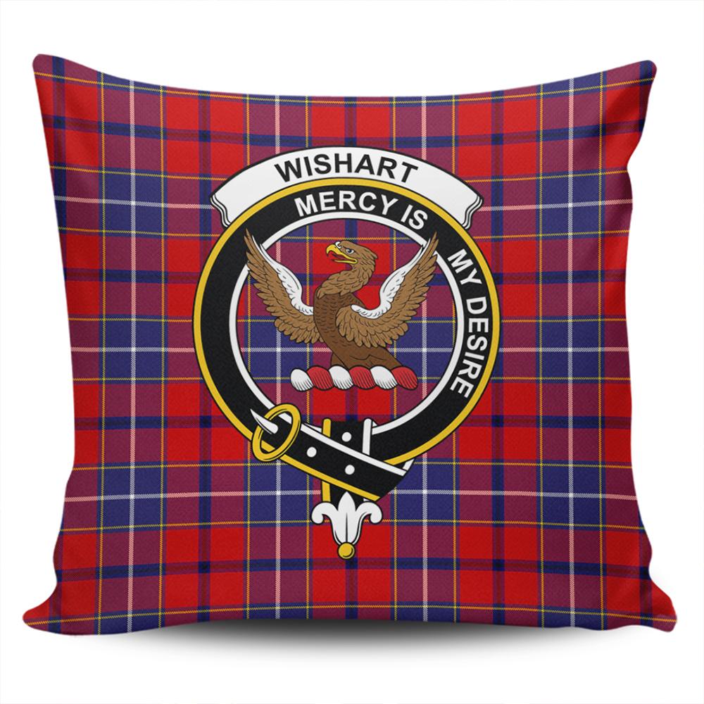 Clan Wishart Dress Tartan Crest Pillow Cover TP33 Clan Wishart Tartan Today   