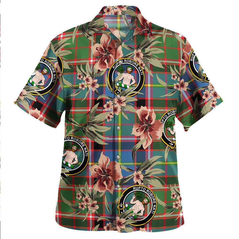 Aikenhead Tartan Clan Crest Badge Aloha Hawaiian Shirt Tropical Old Style TA54 Aikenhead Tartan Tartan Today   