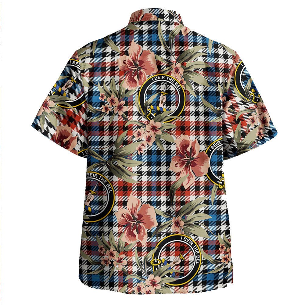 Bell Border (Bell Southern Bell) Ancient Tartan Clan Crest Badge Aloha Hawaiian Shirt Tropical Old Style UR32 Bell Border (Bell Southern Bell) Ancient Tartan Tartan Today   