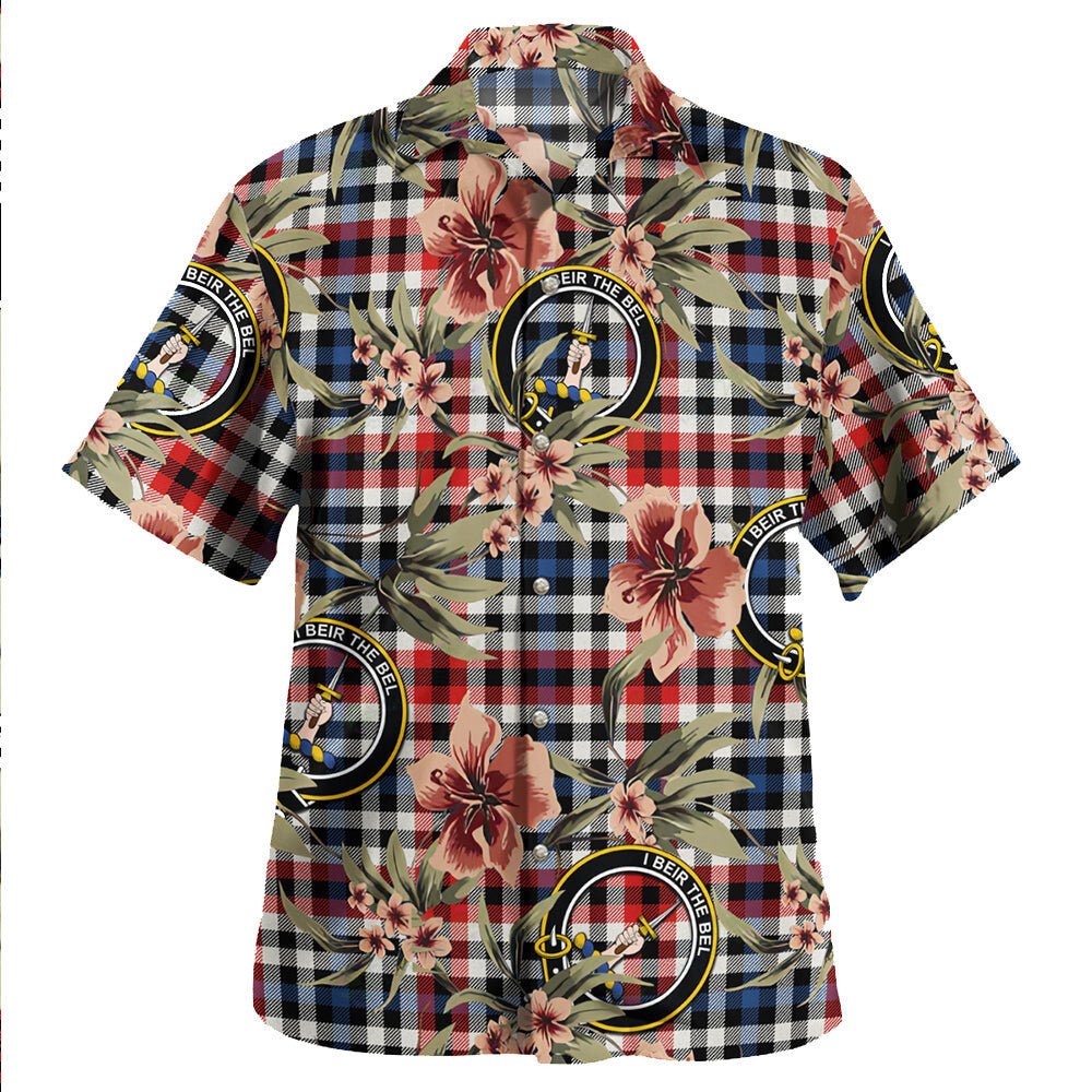 Bell Border (Bell Southern Bell) Modern Tartan Clan Crest Badge Aloha Hawaiian Shirt Tropical Old Style FI86 Bell Border (Bell Southern Bell) Modern Tartan Tartan Today   