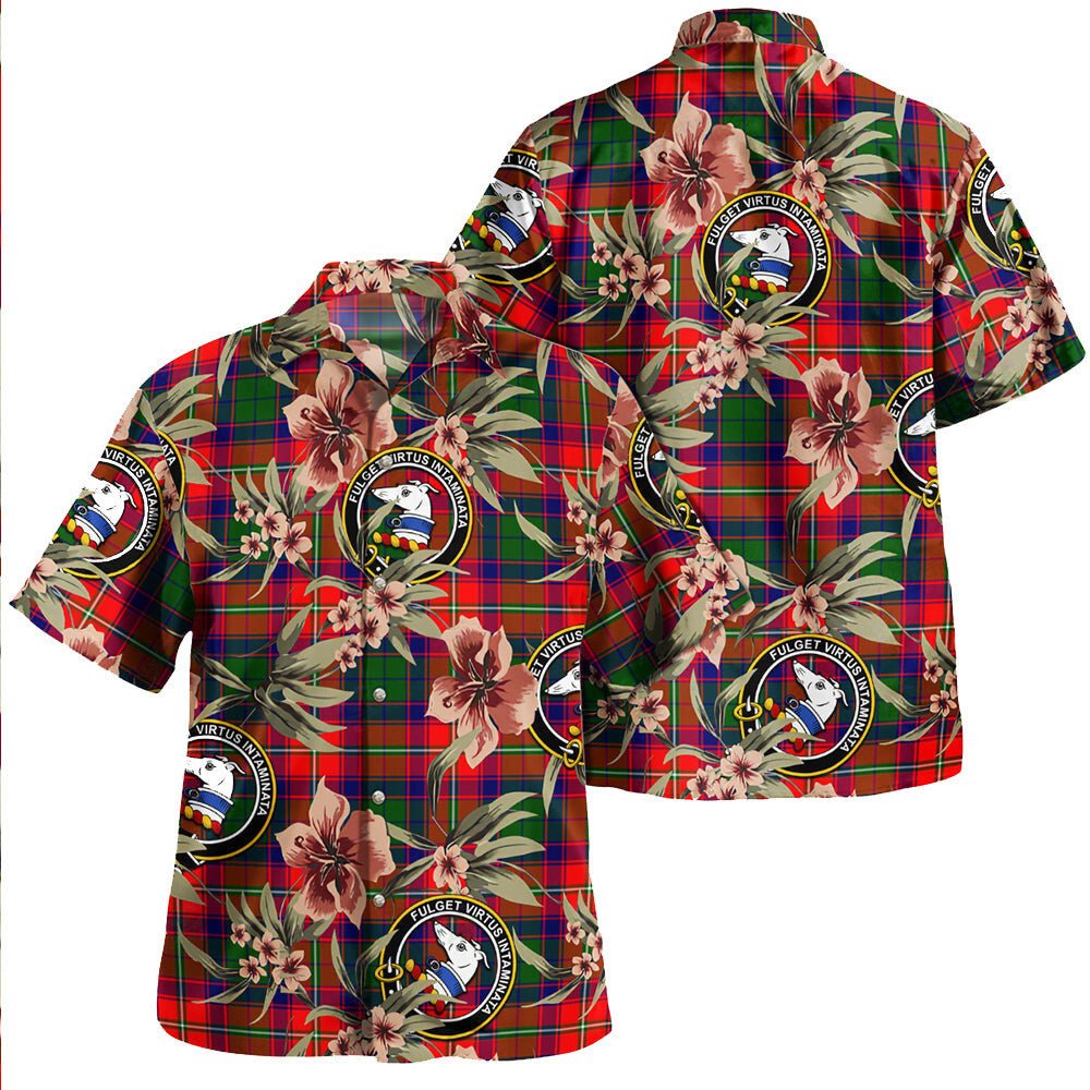 Belshes Tartan Clan Crest Badge Aloha Hawaiian Shirt Tropical Old Style BY43 Belshes Tartan Tartan Today   