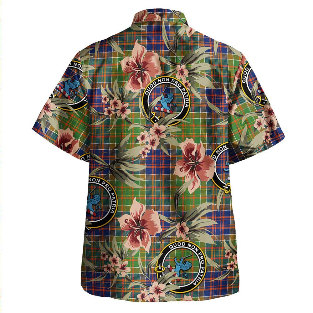 Bowie Modern Tartan Clan Crest Badge Aloha Hawaiian Shirt Tropical Old Style GX24 Bowie Modern Tartan Tartan Today   