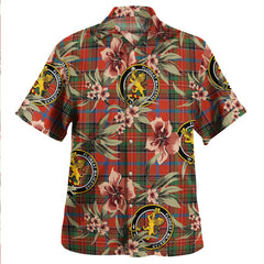 Brown of Castledean (Broun of Castledean) Ancient Tartan Clan Crest Badge Aloha Hawaiian Shirt Tropical Old Style NP35 Brown of Castledean (Broun of Castledean) Ancient Tartan Tartan Today   