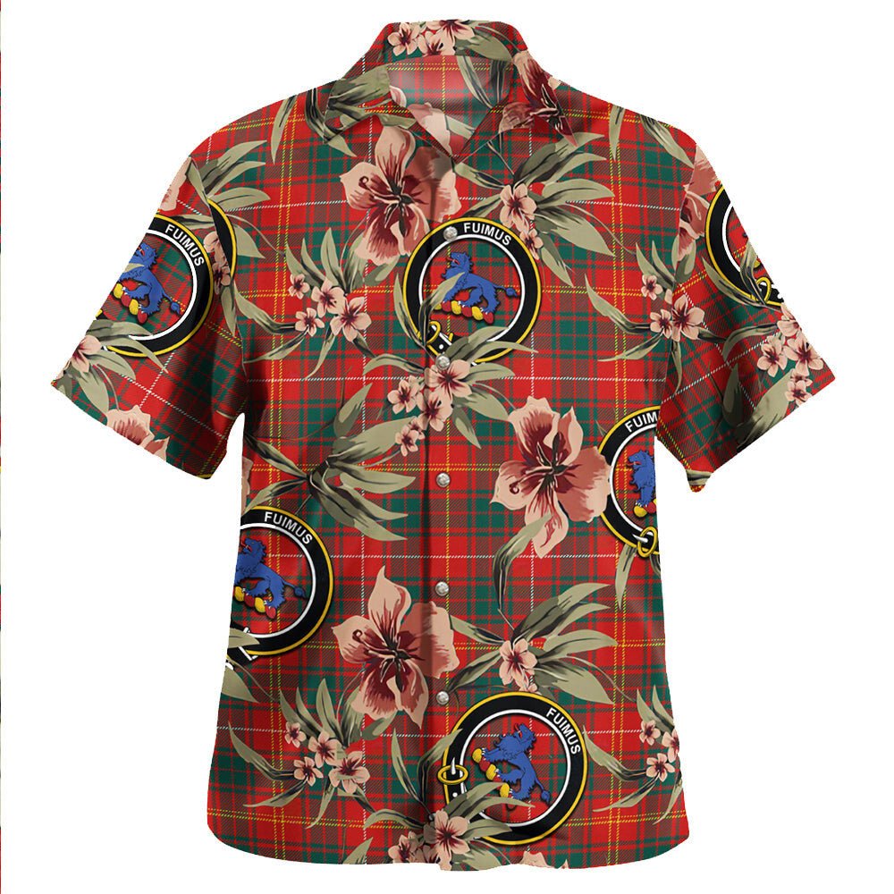 Bruce Modern Tartan Clan Crest Badge Aloha Hawaiian Shirt Tropical Old Style EB79 Bruce Modern Tartan Tartan Today   