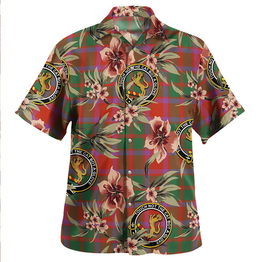 Caledonian (MacKintosh #3) Ancient Tartan Clan Crest Badge Aloha Hawaiian Shirt Tropical Old Style ST97 Caledonian (MacKintosh #3) Ancient Tartan Tartan Today   