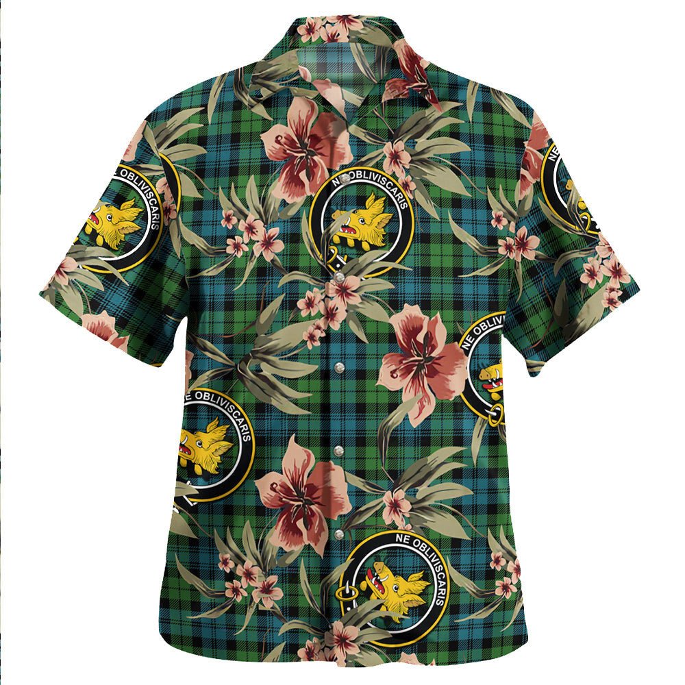 Campbell Ancient 2 Tartan Clan Crest Badge Aloha Hawaiian Shirt Tropical Old Style LM35 Campbell Ancient 2 Tartan Tartan Today   