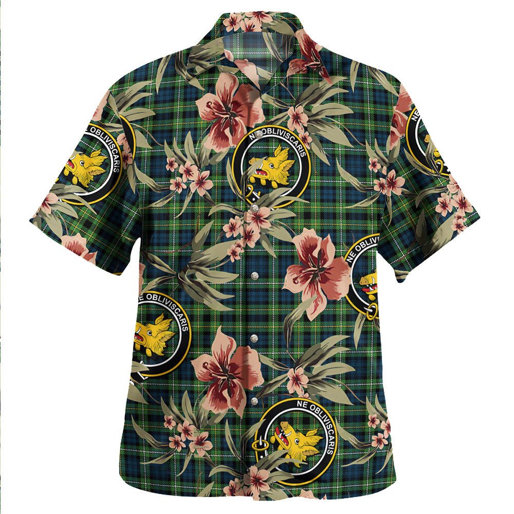 Campbell of Argyll 1815 Modern 2 Tartan Clan Crest Badge Aloha Hawaiian Shirt Tropical Old Style AG50 Campbell of Argyll 1815 Modern 2 Tartan Tartan Today   