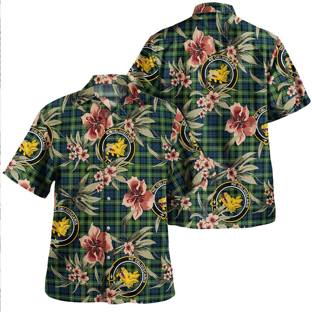 Campbell of Argyll 1815 Modern 2 Tartan Clan Crest Badge Aloha Hawaiian Shirt Tropical Old Style AG50 Campbell of Argyll 1815 Modern 2 Tartan Tartan Today   